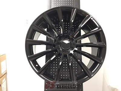 #ad 4 SET OF BRAND NEW S550 STYLE 22quot; AMG BLACK RIMS WHEELS FITS MERCEDES BENZ $1300.00