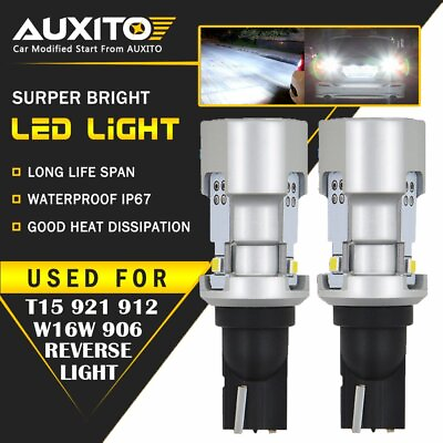 #ad AUXITO LED Reverse Backup Light 921 Bulbs for 2005 2018 Toyota Tacoma T15 3G EAW $12.99