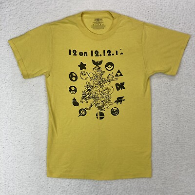#ad Pokemon Shirt Boys Small Short Sleeve Yellow 12 On 12.12.2012 Graphic Tee $4.05