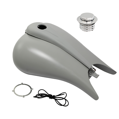 #ad 6.6 Gallon Stretch Gas Fuel Tank amp; Fuel Tank Cap Fit For Harley Touring 08 23 $369.99