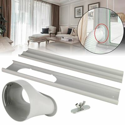 #ad 2 3Pack Window Slide Kit Plate Portable Adjustable Window For Air Conditioner $8.63