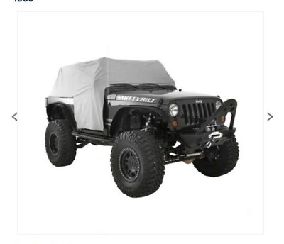 #ad Jeep Wrangler JK Smittybilt Water Resistant Cab Cover with Door Flaps Gray $95.00