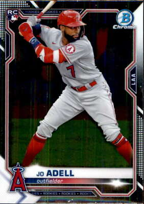 #ad 2021 Bowman Chrome #42 Jo Adell Los Angeles Angels Rookie $5.95