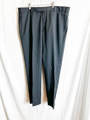 #ad Zanella Platinum plain Blue mens dress stretch waistbad pants. Size 36. $498 $74.99