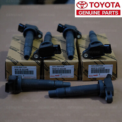 #ad 6PCS GENUINE 90919 02248 UF495 Ignition Coils for 05 12 Toyota 4Runner Tacoma $104.88