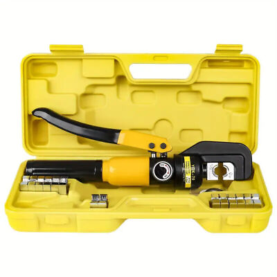 #ad 1 Set YQK 70 Yellow Manual Hydraulic Pliers Kit With 4 6 10 16 25 35 50 70mm² He $62.58