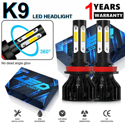 #ad 2Pcs H11 LED Headlights white Low beam light combo kits For Acura ILX 2013 2015 $24.99