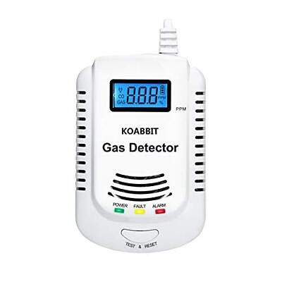 #ad Combination Natural Gas and Carbon Monoxide Detector Plug in 2 in 1 Co Detect... $43.99