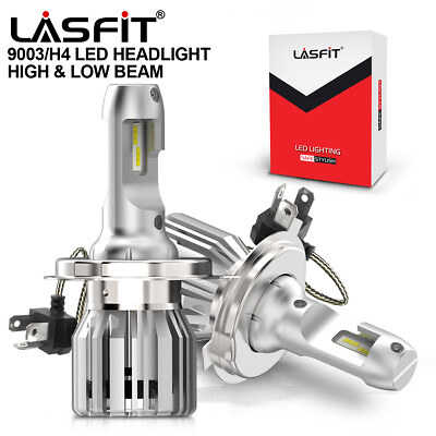 #ad Lasfit LED Headlight Bulbs H4 for Toyota Tacoma 1997 2015 High Low Beam 5000LM $39.99