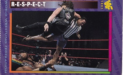 #ad Rock Rocky Maivia 1996 1998 WWF Magazine 1997 Rookie Card #141 WWE RC RESPECT 1 $139.99