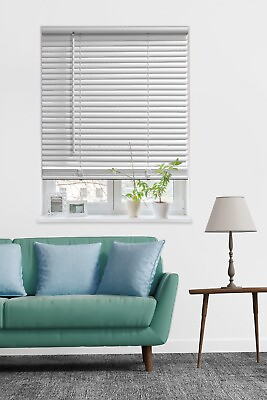 #ad 1quot; Cordless Vinyl Blinds Shades Window Blind Treatment Room Darkening All Sizes $11.97