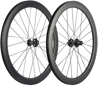 #ad #ad 50mm Disc Brake Wheelset 700C 25mm U Shape Clincher Disc Brake Carbon Wheels UD $413.25