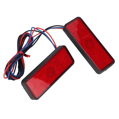 #ad Pair Of Motorcycle LED Reflector Driving Rear Brake Tail Light DON $10.47