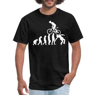 #ad Evolution MTB Mountain Biking Men#x27;s T Shirt $19.99