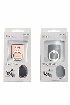 #ad iRing Adhesive Stand and Mount for Mobile Devices Rose Black Set of 2 $12.99