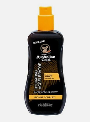 #ad Australian Gold Dark Tanning Accelerator Spray 8 fl oz Tanning Gel $7.50