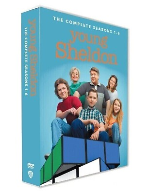 #ad Young Sheldon: The Complete Series Seasons DVD 12 Disc Box Set New Sealed $27.19