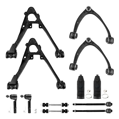 #ad 12 Front Upper Lower Control Arm Kit for 2007 2013 Escalade Chevy Silverado GMC $192.91
