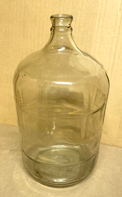 #ad Vintage 5 Gallon Carboy Glass Water Jug Bottle Checkered Embossed Made in Mexico $41.24