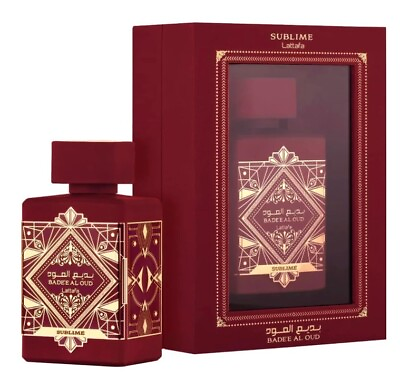 #ad Lattafa Badee Al Oud Sublime Eau de Parfum Spry Perfume Unisex 3.4 oz 100 ml New $31.49