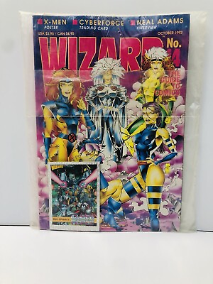 #ad Wizard: The Guide To Comics Magazine Issue Number 14 October 1992 Sealed New $39.60