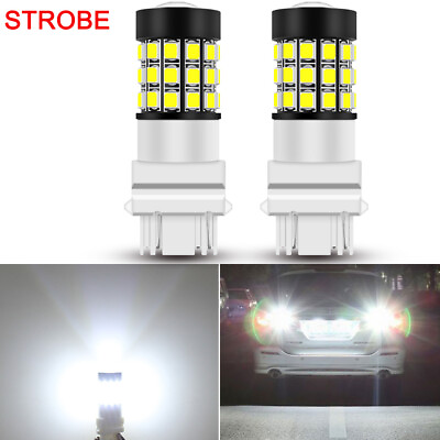 #ad Winetis LED Light 3157 White 6000K Strobe Flash Bulbs Backup Reverse Replace Fit $16.87