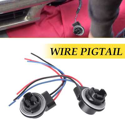 #ad Turn Signal Brake Tail Light Harness Wire Socket for 2019 RAM 3157 Bulb Base $10.49