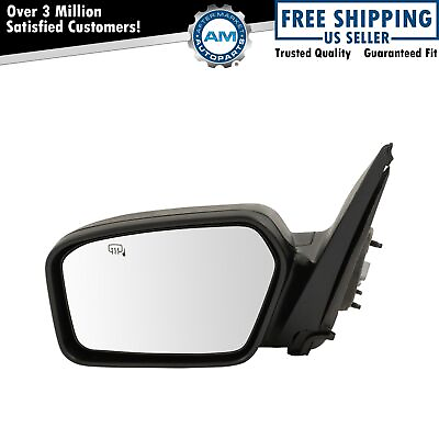 #ad Mirror Power Heated Puddle Textured Black Driver Side Left LH for 06 10 Fusion $45.99