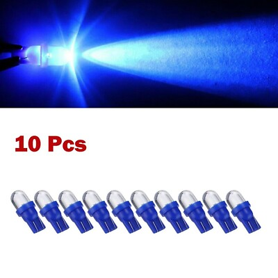 #ad Superior Quality Blue T10 168 194 LED Bulbs for Dashboard Lighting Set of 10 $6.01