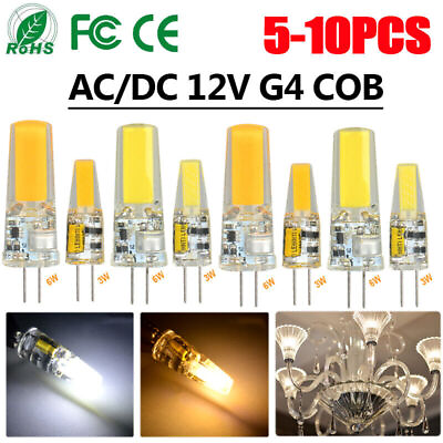 #ad G4 COB 3W LED bulb 6W 12V capsule Lamp Warm White Dimmable High Quality Light $0.99