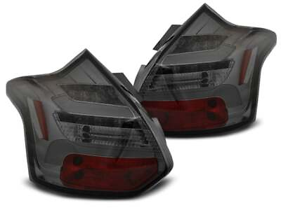 #ad LED Tail Lights for Ford Focus 3 2011 2014 Smoke Sequential indicators TUNING AU AU $743.22