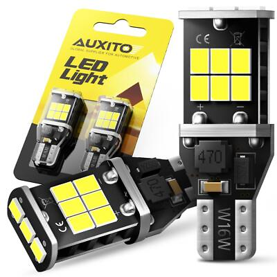 #ad Error Free AUXITO Backup LED Reverse Light Bulbs Super Bright 921 912 T15 Canbus $9.02