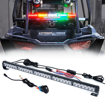 #ad Xprite 30quot; Rear Chase LED Light Bar Brake Reverse For ATV UTV Polaris Can Am $87.54