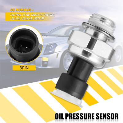 #ad Oil Switch Sensor D1846A Pressure 12677836 For Chevy GMC Hummer Isuzu Cadillac $10.99