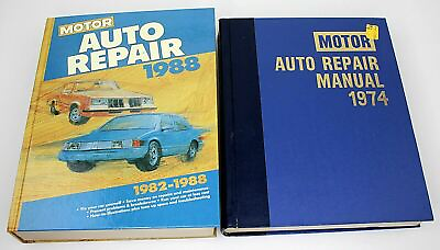 #ad 2 MOTOR MANUALS Auto Repair Manuals 37th amp; 51st Editions Very Nice Condition $26.12