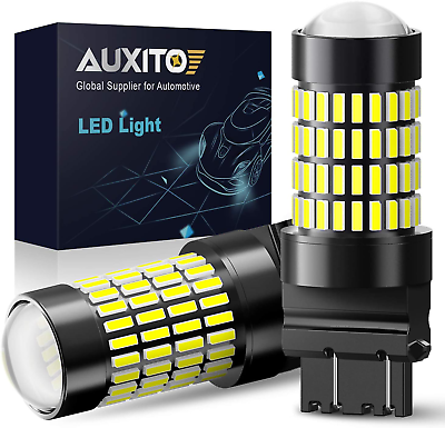 #ad AUXITO 3157 LED Bulbs Reverse Lights 102 SMD Chipsets 500% Brighter 3056 3156 3 $38.60