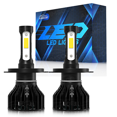 #ad 2x H4 9003 LED Headlight Bulb High Low Beam White for Honda Ridgeline 2006 2014 $25.99