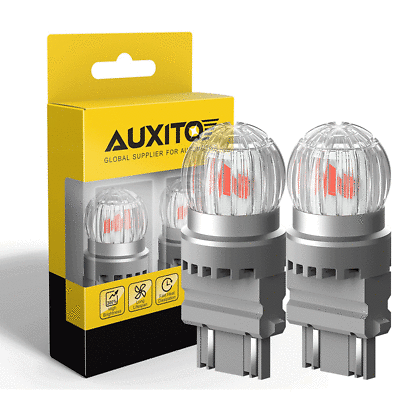#ad AUXITO Red 3157R 3157K LED Brake Tail Rear Turn Signal Blinker Light Bulb Lamp $14.99
