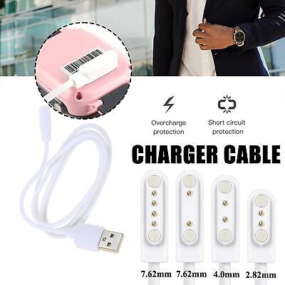 #ad 2 4 Pin Charger Charging Cable Magnetic Distance For Smart Watch MagneticS O6M7 $1.32