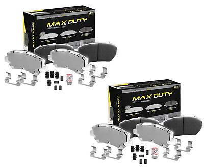 #ad Chevy Express 2500 03 2020 Brake Disc Pads Front amp; Rear HD Brake Pads Fits 2500 $125.00