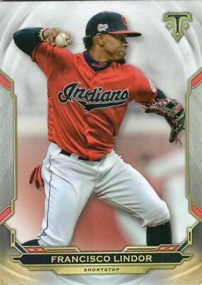 #ad 2019 Topps Triple Threads #24 Francisco Lindor Cleveland Indians $5.95