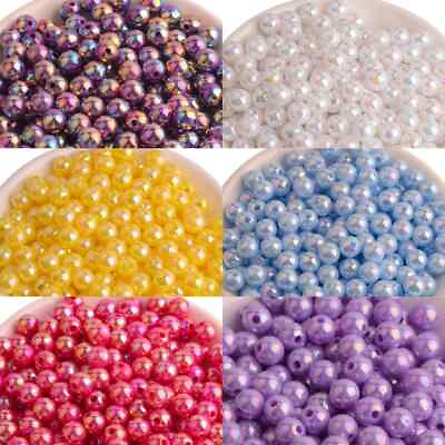 #ad DIY beads are used for jewelry in solid AB color beads with a circular shape $41.83