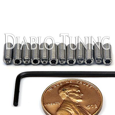 #ad M3 x 8mm Stainless Steel Saddle Height Screws 12 amp; Hex Fender MIM Stratocaster $5.65