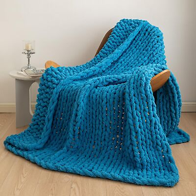 #ad Chunky Throw Blankets for Couch Warm Soft Handmade Knitted Blankets for Cou... $92.18