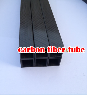 #ad #ad 1PC 3K plain weave Square Tube 50 60 70 80cm Full Carbon Fiber 1.0mm Thickness $21.15