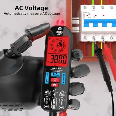 #ad A1X Mini Digital Multimeter Smart Auto Ranging Rechargeable DC AC Voltage USA $18.99