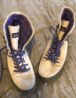 #ad PATAGONIA Activist Puff High Waterproof Boots White Women’s Shoes 8 Free Ship $33.99