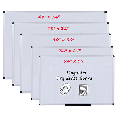#ad VIZ PRO Magnetic Dry Erase Board Whiteboard Home Office School Marker Board $33.15