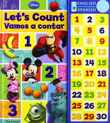 #ad Disney. Let#x27;s Count. Vamos A Contar $499.50