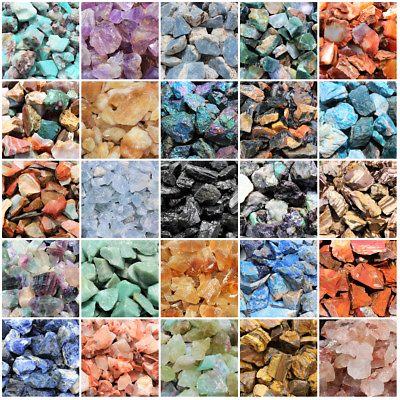 #ad Natural Rough Crystals amp; Stones: Choose lb or oz HUGE RANGE Wholesale Bulk $5.85